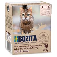 24x370g Bozita falatoknedves macskatáp- Csirke & pulyka szószban