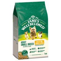 1,5kg James Wellbeloved Adult Small Breed Dog Hypoallergenic pulyka & rizs száraz kutyatáp