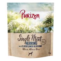 1 kg Purizon száraz kutyatáp 10% árengedménnyel! - Single Meat hering & bodzavirág