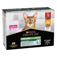 10x85g PURINA PRO PLAN Cat Sterilised Adult Maintenance nedves macskatáp - Marha és csirke