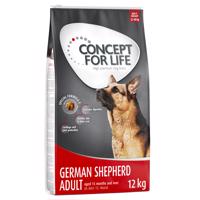 12kg Concept for Life Németjuhász száraz kutyatáp 15% kedvezménnyel