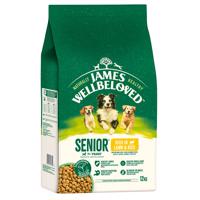 12kg James Wellbeloved Senior Dog Hypoallergenic bárány & rizs száraz kutyatáp