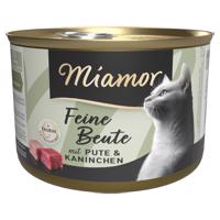 12x185g Miamor Feine Beute Pulyka & nyúl nedves macskatáp
