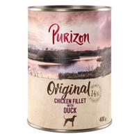 12x400g Purizon Original Adult nedves kutyatáp - ÚJ: Csirkefilé, kacsa, sárgarépa & szeder