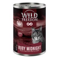 12x400g Wild Freedom Red Meat Ruby Midnight - sertés, marha & nyúl nedves eledel macskáknak