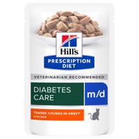 12x85g Hill’s Prescription Diet m/d csirke nedves macskatáp 10+2 ingyen