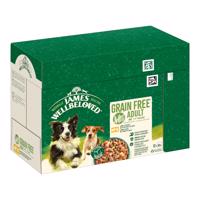 12x90g James Wellbeloved Grain Free Hypoallergenic bárány & csirke zöldséggel nedves kutyatáp