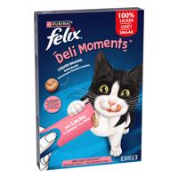 16x10g Felix Deli Moments lazac étrend-kiegészítő eledel macskáknak