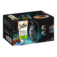 16x37,5g Sheba Perfect Portions pulyka & tonhal szószban nedves macskatáp