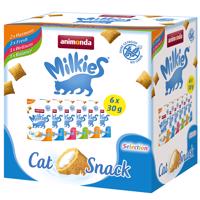 18x30g animonda Milkies ropogós párnácskák macskasnack vegyes csomagban