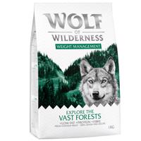 1kg Wolf of Wilderness "Explore The Vast Forests" - Weight Management száraz kutyatáp