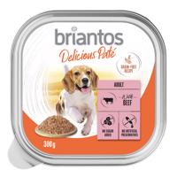 21x300g Briantos Delicious Paté  Marha nedves kutyatáp 20% árengedménnyel