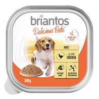 21x300g Briantos Delicious Paté Pulyka nedves kutyatáp 20% árengedménnyel