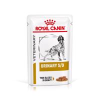24x100g Royal Canin Veterinary Diet Canine Urinary S/O szószban nedves kutyatáp