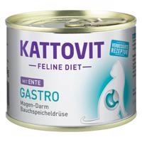 24x185g Kattovit Gastro nedves macskaeledel-kacsa