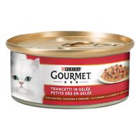 24x195g Gourmet kacsa & pulyka nedves macskatáp