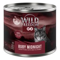 24x200g Wild Freedom Adult "Red" Ruby Midnight - sertés, marha & nyúl nedves macskatáp
