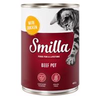 24x400g Smilla marha & csirke nedves macskatáp 20+4 ingyen