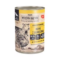 24x400g Wiejska Zagroda Dog nedves kutyatáp - Pulyka báránnyal