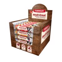 33x80g Fleischeslust meat & treat tréning kutyaszalámi kutyasnack - Vegyes csomag I (5 fajta)