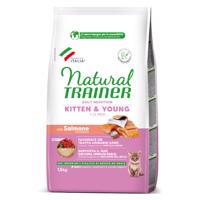 3kg Natural Trainer Cat Kitten lazac száraz macskatáp 2,4kg+0,6kg ingyen