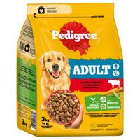 3kg Pedigree  Adult marha & zöldség  száraz kutyatáp 20% kedvezménnyel