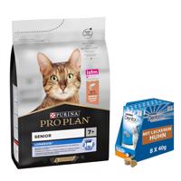 3kg PURINA PRO PLAN Original Senior 7+ lazac száraz macskatáp+8x40g Dentalife macskasnack ingyen