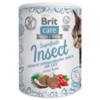 3x100g Brit Care Superfruits & rovarok macskasnack