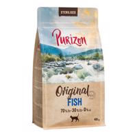 400 g Purizon Sterilised Adult hal - gabonamentes száraz macskatáp rendkívüli árengedménnyel