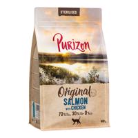 400 g Purizon Sterilised Adult lazac & csirke - gabonamentes száraz macskatáp rendkívüli árengedménnyel