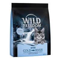 400 g Wild Freedom száraz macskatáp- Kitten Cold River - lazac rendkívüli árengedménnyel