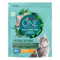 4x650g PURINA ONE Dual Nature csirke & spirulina száraz macskatáp