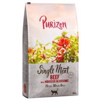 6,5kg Purizon száraz macskatáp 14% árengedménnyel! - Single Meat marha & hibiszkuszvirág