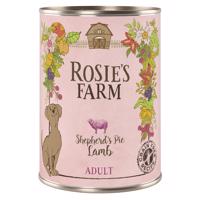 6 x400g Rosie's Farm Adult Bárány nedves kutyatáp 5 + 1 ingyen