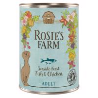 6 x400g Rosie's Farm Adult Hal & csirke´nedves kutyatáp 5 + 1 ingyen