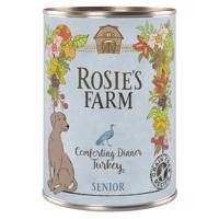 6 x400g Rosie's Farm Senior pulyka nedves kutyatáp 5 + 1 ingyen