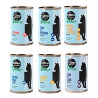 6x140g Cosma Nature vegyesen nedves macskatáp