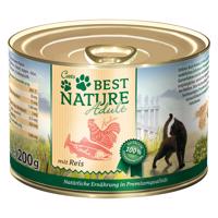 6x200g Best Nature Cat Adult Lazac, csirke & rizs nedves macskatáp