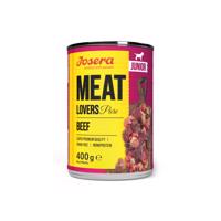 6x400g Josera Meat Lovers Junior Menu marha nedves kutyatáp