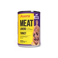6x400g Josera Meat Lovers Junior Menu pulyka nedves kutyatáp