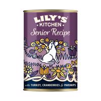 6x400g Lily's Kitchen Senior pulyka nedves kutyatáp