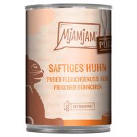6x400g MjAMjAM pur nedves macskatáp - Szaftos csirke pur