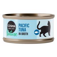 6x70g Cosma Nature nedves macskatáp - Nyári kiadás: tonhal, csirke & áfonya