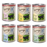 6x800g Feringa Classic Meat Menü Kitten tasakos nedves macskatáp  - Classic Meat Menü Mix 3: 6 fajtával