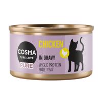 6x80g Cosma Pure csirke nedves macskatáp