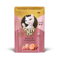 6x85g Kitty Cat Paté Pulyka & garnélarák nedves macskatáp
