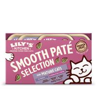 8x85g Lily's Kitchen Smooth Paté Selection Mature Cats nedves macskatáp - Vegyescsomag (2 fajta)