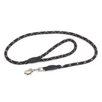 JULIUS-K9 IDC® kötélpóráz kutyáknak, 120 cm hosszú, Ø 10 mm, fekete