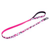 JULIUS-K9 MoreColor póráz kutyáknak, rózsaszín-szürke H 120 cm x Sz 20 mm