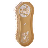 Kerbl MagicBrush Soft Sandstorm kutyakefe H 16,5 x Sz 6,5 x M 3 cm
